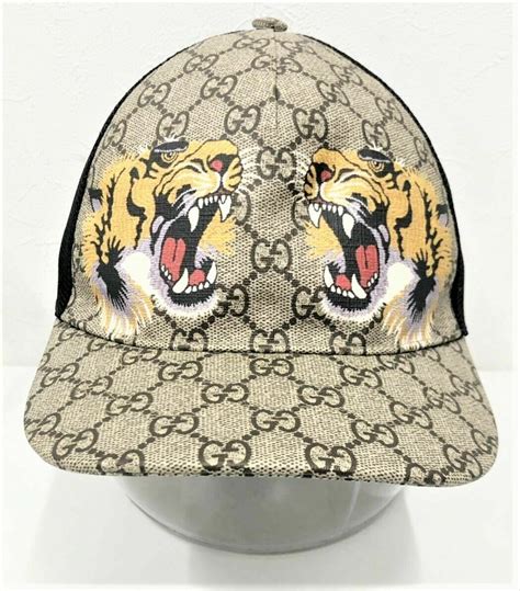 gucci cap tiger print|gucci tiger print bucket hat.